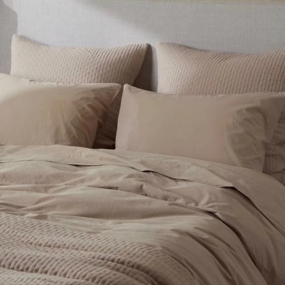 PARACHUTE HOME Euro Sham Set of 2 in Bisque